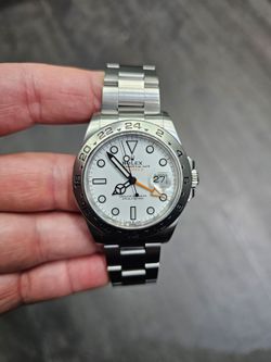 Rolex Explorer 42mm 226570 Oyster Bracelet White Dial New Old Stock Men’s Watch