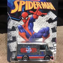 Hot Wheels Spider Man Silver Combat Chase 5/5