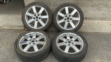 Four 17x7 inch Nissan Maxima Factory Aluminum Wheels 5x4.5 inch