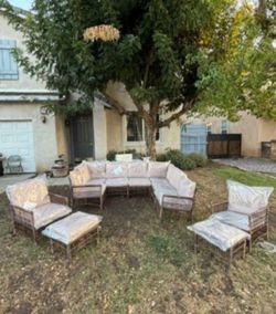 Patio sofa set outdoor patio furniture brand new patio couch set 🆕