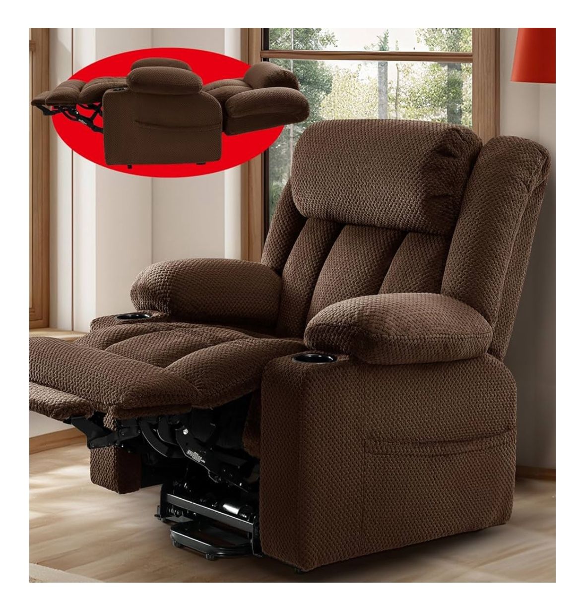Lift Chair Recliner with Heat & Massage(NEW)