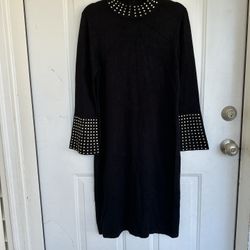Calvin Klein Studded Sweater Dress size M
