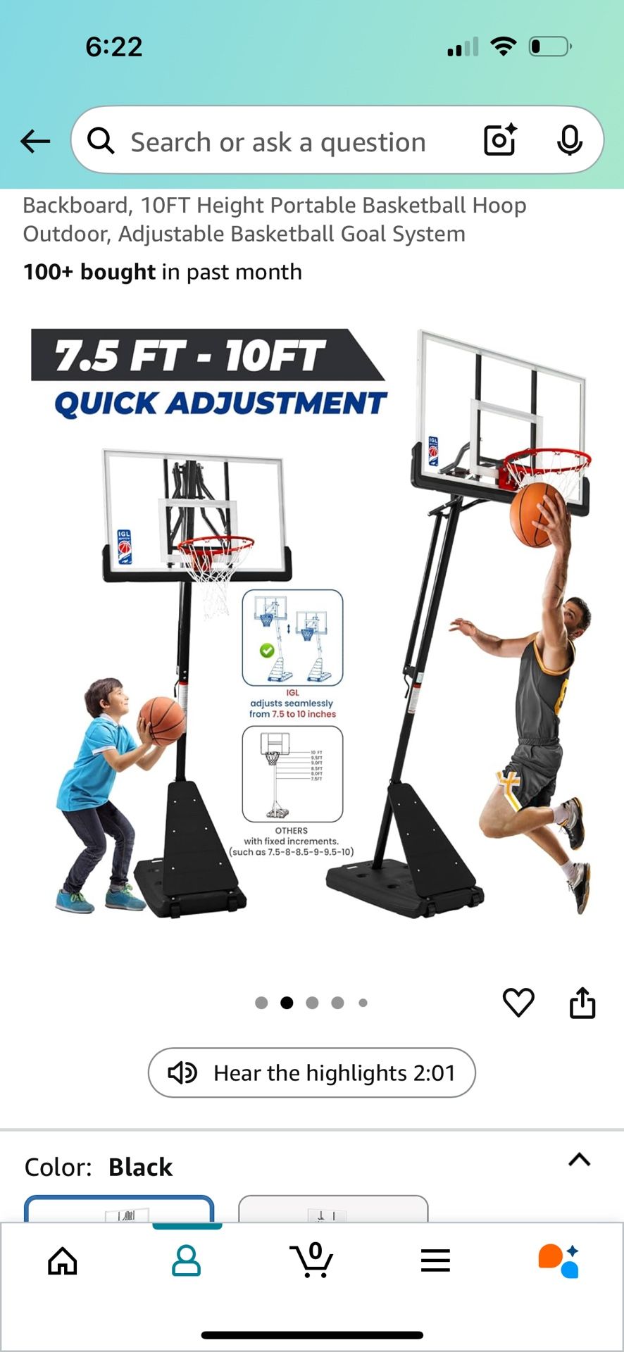 Brand New In Box Basketball Hoop