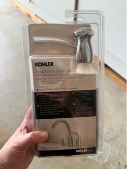 kohler soap dispenser chrome 1036519