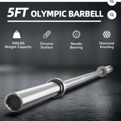 New 5 Foot Olympic Bar