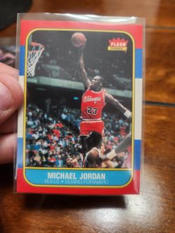 Michael Jordan 1986 Fleer Rookie Card RP Mint/ Near Mint