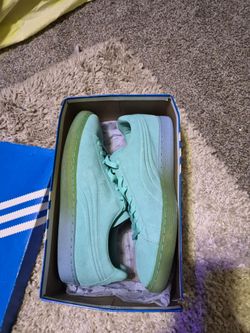 Puma Suede Sneakers Mint Green