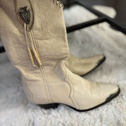 Cowboy Boots Laredo Leather Boots Size 7M 