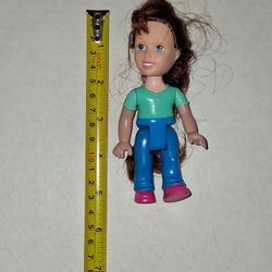 Vintage Backpack  Girls Doll