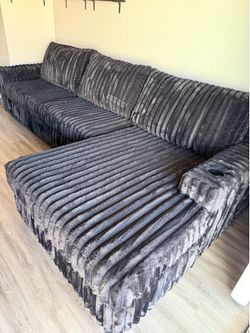 Velvet couch