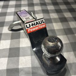 U-HAUL Power Tow 2-1/4" Drop Ball Mount, 2" Ball 7500 LB Trailer Hitch and Pin