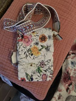 Flowered Crossbody Purse