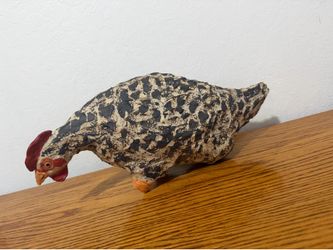 VINTAGE ITALIAN VIETRI HAND PAINTED FRENCH HEN ROOSTER