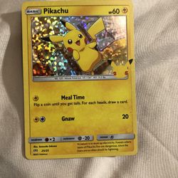 Mcdonald’s 25 Anniversary Edition Holo Pikachu