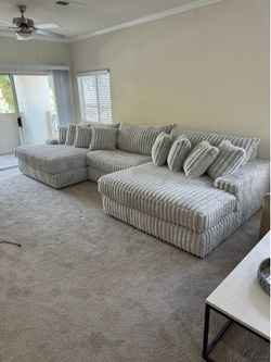Gray sectional Couch