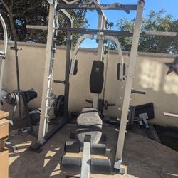 Gold Gym Weight Lifting Set With Weights