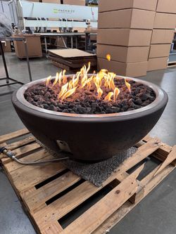 High-end Heavy GFRC Concrete 39'' Sanctuary 2 Firebowl - LP