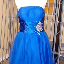 Royal Blue Party Dress