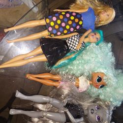 Lol And Barbie  Dolls 