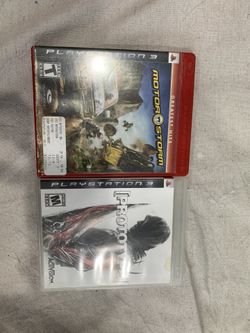 Playstation 3 Games: Motorstorm & Prototype