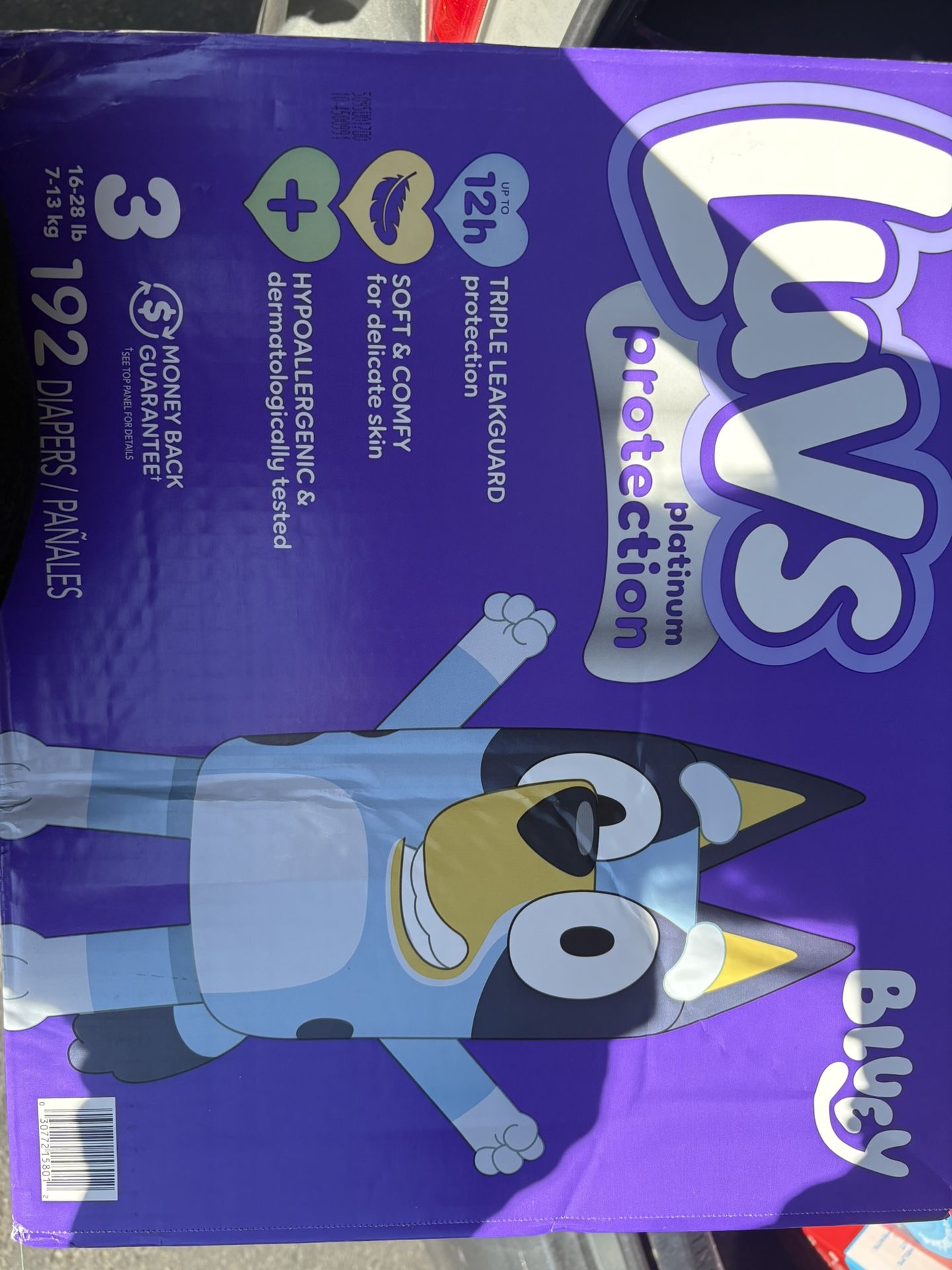 LUVS DIAPERS SIZE 3