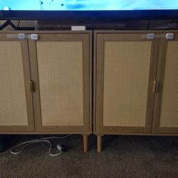 Rattan Wicker Cabinet 