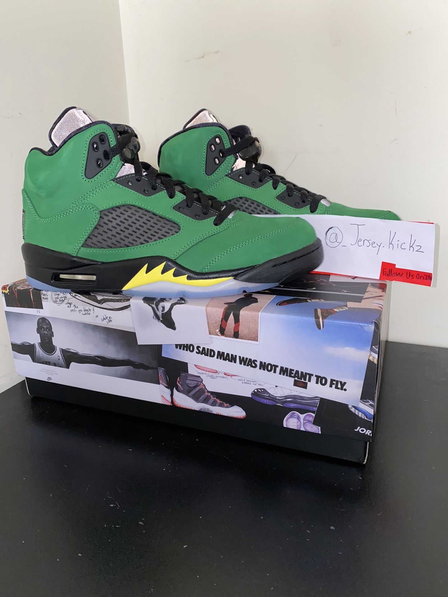 Jordan 5 Apple Green