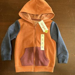 3T Toddler Boy Zipper Hoodie Sweatshirt 