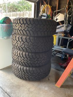 37” General Grabber Tires