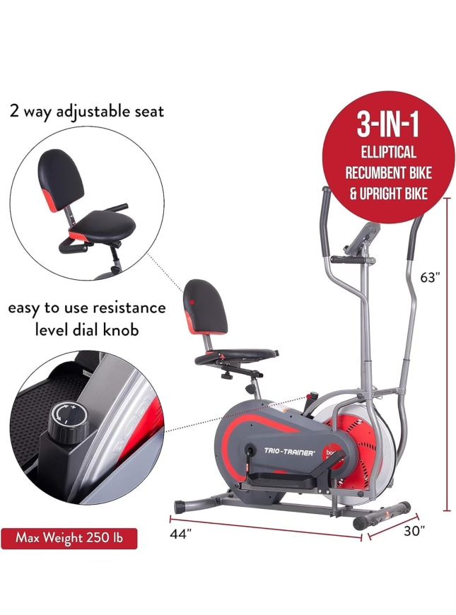 Workout Trainer Cardio Dual Trainer Body Power Body Flex BodyPower