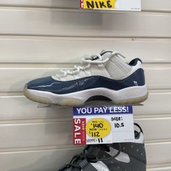 White And Blue Jordan’s Size 10.5 
