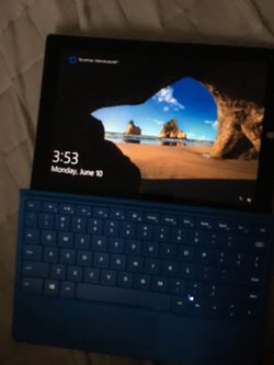 10 Inch Surface 3 With Keyboard, Pen And Charger