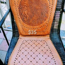 A Leather Seat Cushion