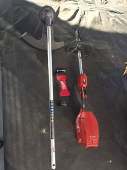 New Milwaukee M18  Brushless  Battery Powered 16" String Trimmer  With Shoulder Strap & Quik-Lok