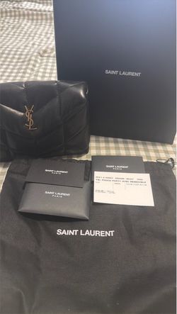 Authentic ysl pouch