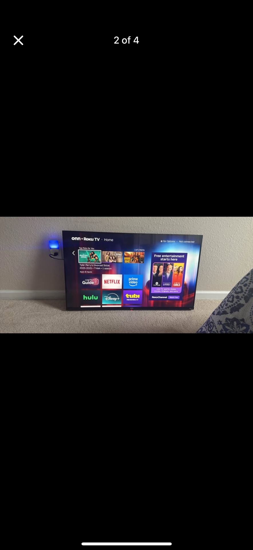 43” Onn Smart Tv