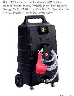 15 gallon portable gas caddy