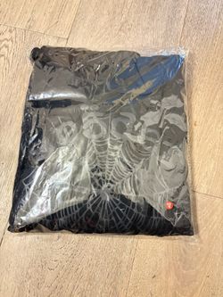 All black SP5DER hoodie