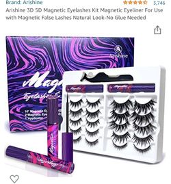 Magnetic Lashes With Eyeliner New Box Of 12