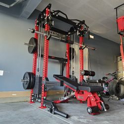 Vesta 2in1 Squat Rack | Functional Trainer | 400lb Weight Stack | Commercial Grade | Pulley |🔴Weights,Bar, & Bench Sold Separately 🔴FREE DELIVERY 🚚