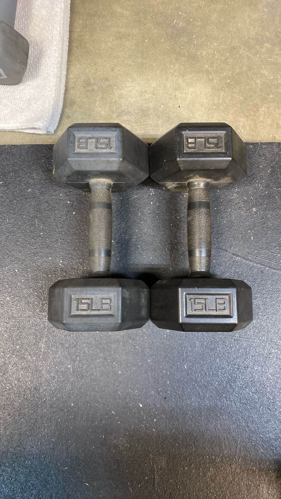15lb Pair Of Dumbbells $25