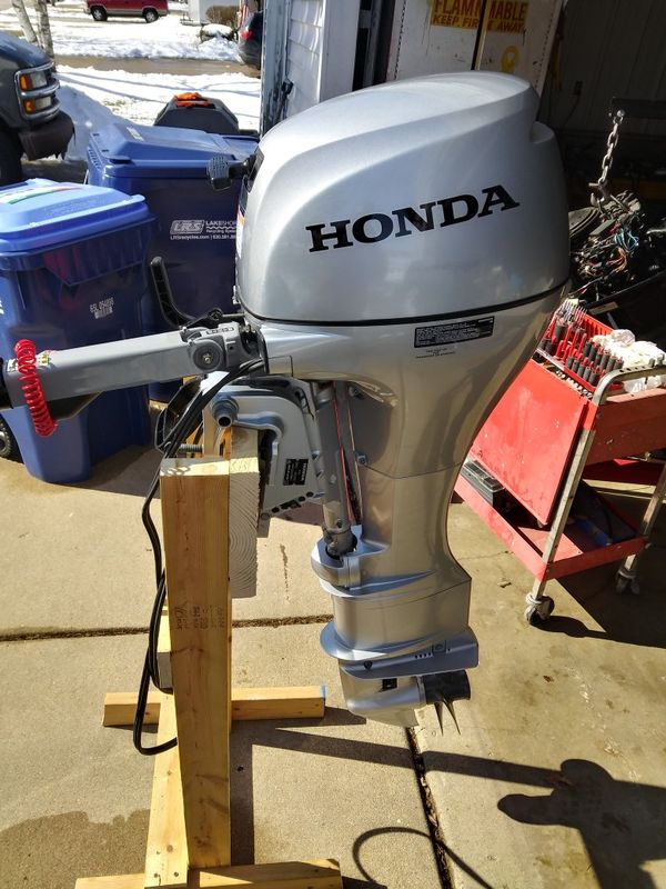 2019 .. 8 hp honda outboard high thrust electric start