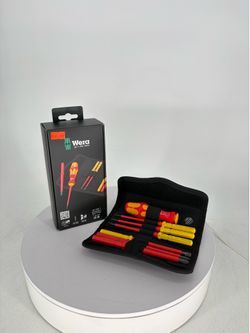 Wera Kraftform Kompakt VDE 7 Universal 1 Tool finder 05 006600 001, 7 pieces