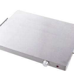 Costway Electric Warming Tray Food Dish Stainless Steel Hot Plate Tabletop