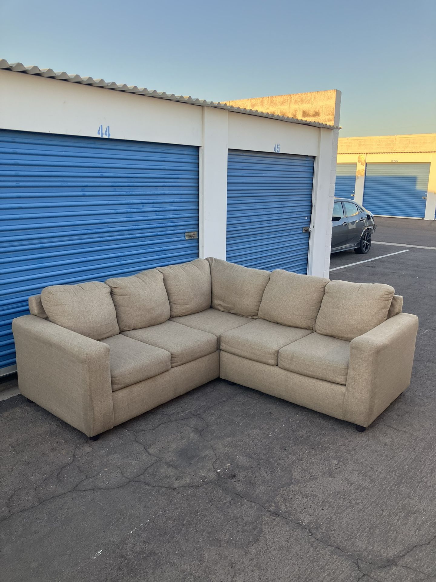 Beige Sectional Sofa