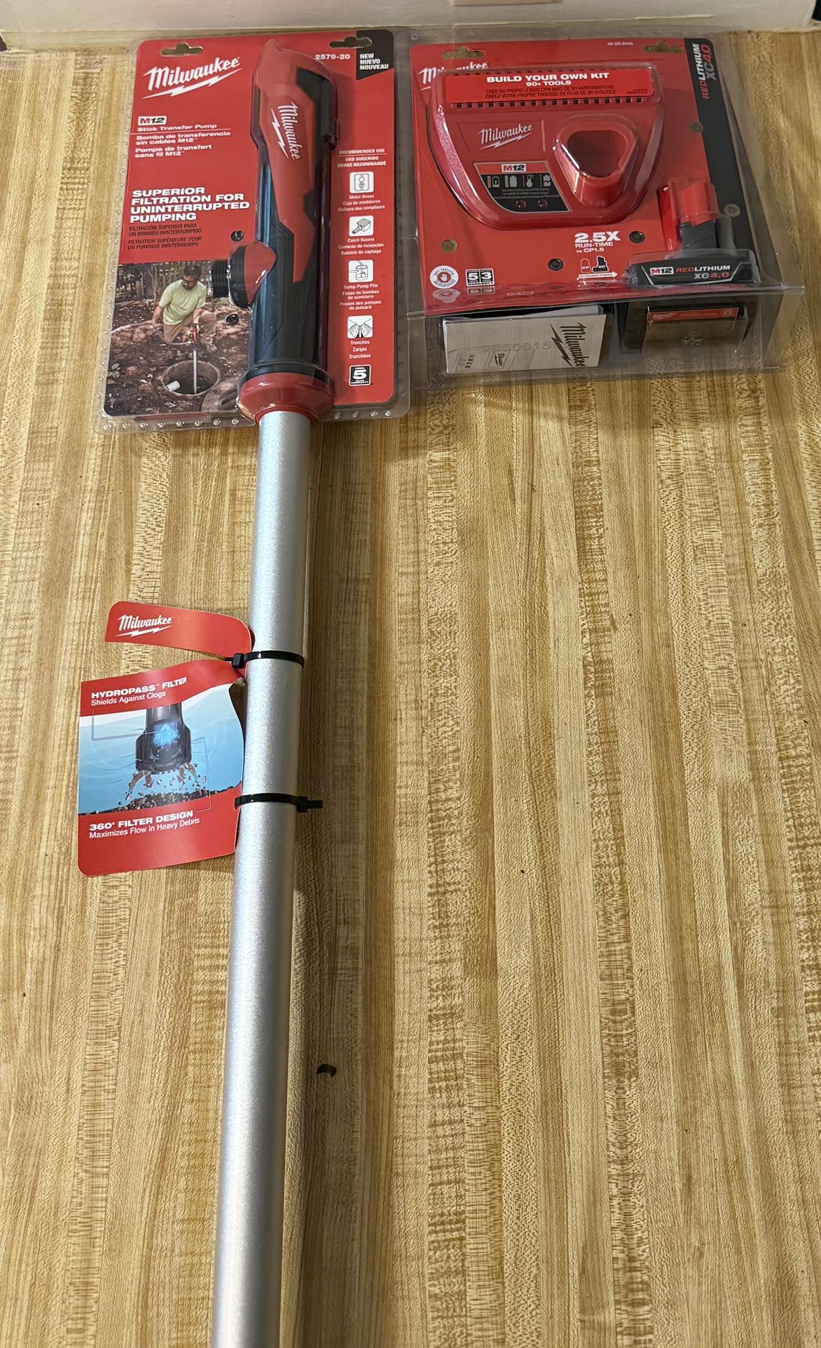 Milwaukee Transfer Pump And Battery