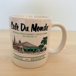 Vintage Cafe Du Monde French Market Coffee& Beignets New Orleans LA Coffee Mug