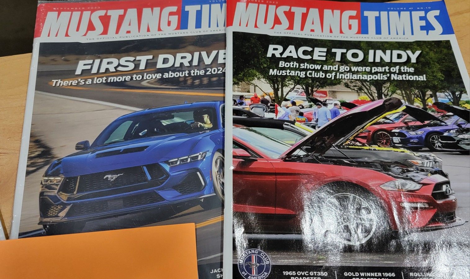 Mustang Club Magazines