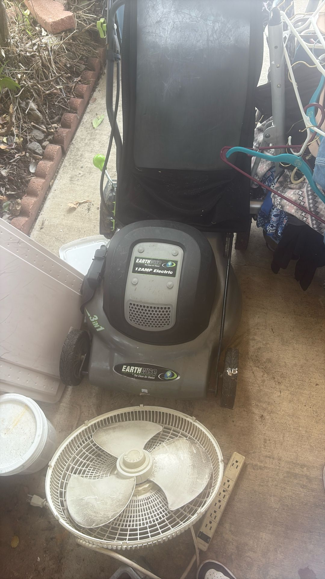 Electric Lawn Mower And Weed Eater 