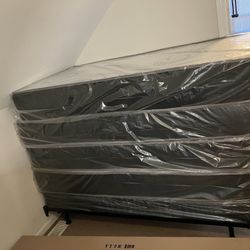 New Mattress, Boxprings & Metal Frame. All Sizes Available. Excellent Quality Low Prices. Twin Mattress At $99. Hablamos Español.